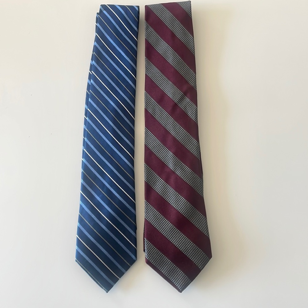 Joseph by Jos. A. Bank Striped Tie 100% Silk Bundle